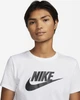 Футболка жіноча Nike Club Ss Tee Icn Ftra M Білий DX7906-100 - зображення 3