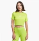 Футболка женская Nike Nsw Air Slim Tee Cropped Green S Зеленый DN5852-321 - изображение 1