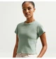 Футболка жіноча Nike W Nsw Rib Tght Ss Green M Зелений HV4994-006 - зображення 4
