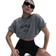 Свитшот женский Nike Nsw French Terry Cropped Crew Top L Сірий HJ0224-091 - изображение 5