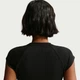 Футболка жіноча Nike W Nsw Chill Knit Rib Ss Top XS Чорний IF0242-010 - зображення 5