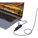 USB-концентратор PHILIPS 2.0 с четырьмя портами и разъемом для зарядки 5 В, удлинительный кабель-конвертер для ноутбуков и настольных компьютеров, 4 порта, 0,6 метра. - изображение 2