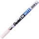 Маркер для фарби Pentel з тонким наконечником 2,0 мм для підфарбовування та ремонту подряпин на автомобілі, маркер на масляній основі X100W-S білий - зображення 3