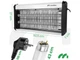 Лампа від комарів і мух Maltec MasterKiller 30W 3800V 112545 інсектицидна пастка 120 кв м сіра - изображение 4