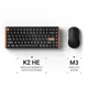 Комплект бездротової клавіатури Keychron K2 HE та миші M3 Elite - зображення 8