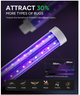 Лампа-уничтожитель насекомых Buzbug MO008C LED, электрическая ловушка для комаров и мух, 2-диапазонное включение, ресурс до 50 000 - изображение 4