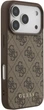 Etui Guess 4G Classic do iPhone 18 Pro / 17 Pro brązowe (GUE005489) - obraz 4