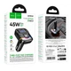 FM-трансмітер Hoco Pino 45 Вт 2 USB + Type-C Bluetooth 5.3 QC/PD Чорний (DFM02) - зображення 8