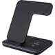 Бездротовий зарядний пристрій Gelius 3in1 15W GP-AWC01 Black - зображення 1