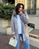 Жіноче кардиган з альпаки з капюшоном на блискавці та геометричним візерунком ELFBERG WCB-7070 52-58 Мокко (2000001015674) - изображение 3
