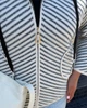 Жіноча фактурна вовняна кофта з капюшоном на блискавці та накладними кишенями ELFBERG WCB-1002 52-60 Молочний (2000001015445) - изображение 7