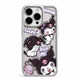 Силиконовый чехол Kuromi (Sanrio) для iPhone 11 Pro Max - изображение 1