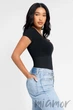 Корректирующий боди-стринг с круглым вырезом German Volf MT230454-BK1 XL/XXL Черный - изображение 6