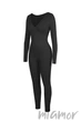 Комбинезон с длинными рукавами и коррекцией живота German Volf MT240051-BK1 XL/XXL Черный - изображение 7