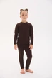 Детское термобелье Thermo Kids на флисе, комплект кофты и брюки, термобелье для мальчика и девочки, в размере 110 - изображение 6