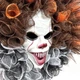Маска клоуна Joker, украшение для двери и стены на Хэллоуин, 55 см - изображение 4