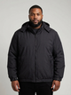 Мужская демисезонная куртка батал 4XL-9XL черная с капюшоном (82083-A) 5XL - изображение 1