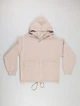 Женская кофта из альпаки бежевая с капюшоном на молнии one size (53210) - изображение 4