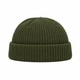 Короткая шапка бини в хаки цвете для парня девушки One size - изображение 1