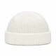 Короткая шапка бини белого цвета для парня девушки One size - изображение 1