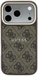 Etui Guess Embossed 4G Classic MagSafe do iPhone 18 Pro Max / 17 Pro Max brązowe (GUE005700) - obraz 3