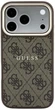 Etui Guess Embossed 4G Classic MagSafe do iPhone 18 Pro / 17 Pro brązowe (GUE005699) - obraz 3