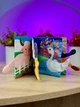 Набір для розвитку 658-306 (18) дерев’яна каталка, м’яка книжечка, куб-сортер, пірамідка, брязкальця, шелесткі елементи, в коробці - зображення 5