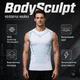Мужская спортивная майка BodySculpt, белая, размер L-XL - изображение 1