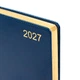 Щоденник діловий Leo Planner City A5 датований 2027 твердий синій 368 сторінок 252752 - изображение 3