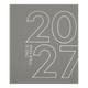 Щоденник датований Buromax Flow 2027р A5 з вінілпапіру 320 сторінок сірий BM.21200-09 - изображение 4
