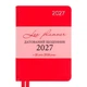 Щоденник діловий Leo Planner City А6 датований 2027 твердий червоний 352 сторінки 252762 - изображение 1