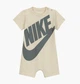Дитячий пісочник Nike Futura Romper Beige/Black 12 MONTH Бежевий 66D369-W67 - зображення 1