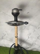 Кальян ATMOS Wood Steel Brown — 65 см, стальная шахта, дерево, стеклянная колба и аксессуары - изображение 2