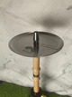 Кальян ATMOS Wood Steel Brown — 65 см, стальная шахта, деревянная вставка, стеклянная колба - изображение 2
