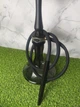 Кальян ATMOS Wood Steel Black — 49 см, нержавеющая шахта, деревянный декор, стеклянная колба - изображение 3