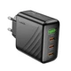 МЗП HOCO CS27A Supply PD67W(3C1A) charger(EU) black - изображение 3