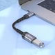 Перехідник HOCO UA24 Type-C male to USB female 3.0 converter Metal gray - изображение 5