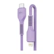 Дата кабель USB-C to Lightning 1.0m AR88 3A Purple Armorstandart (ARM65290) - зображення 1