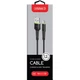 Дата кабель USB 2.0 AM to Micro 5P 1.2m CBFLEXM1 black Intaleo (1283126487453) - изображение 2