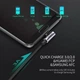 Дата кабель USB 2.0 AM to USB-C 1.0m 90° corner braid black Ugreen (50941) - зображення 3