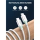 Дата кабель USB-C to USB-C 0.5m 3A 60W US264 white Ugreen (60517) - зображення 2