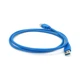 Дата кабель USB 3.0 AM/AM 1.5m blue Voltronic (YT-3.0AM+AM-1.5) - зображення 2