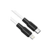 Дата кабель USB-C to Lightning 1.0m 3A 20W X21 Plus black+white HOCO (6931474742162) - зображення 2