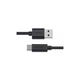 Дата кабель USB 2.0 AM to USB-C 3.0m 18W PVC black Choetech (AC0004-BK) - изображение 2