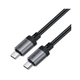 Дата кабель USB-C to USB-C 1.2m 3A aluminum alloy C20-03 Black Acefast (6974316283775) - зображення 3
