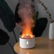 Ультразвуковой увлажнитель воздуха Вулкан с имитацией дыма Volacano Round WHITE - изображение 2