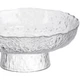 Фруктовница на ножке Ice Textured 20 см с ледяной текстурой стекла Yiwu HP-34-89 5265770 - изображение 5