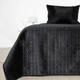 Покрывало полуторное ТЕП Velour Мозаика 4-00515_36188 150х210 см черное 5241517 - изображение 1