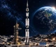 Конструктор NASA Apollo Saturn V (1969 деталей) ракета носитель Сатурн 5 - изображение 4