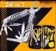 Мультитул SANKE RESCUE 24 в 1 Silver с набором бит многофункциональный профессиональный инструмент из нержавеющей стали для ремонта туризма кемпинга походов активного отдыха и ежедневного использования (MN959) - изображение 3